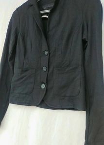 Princess Cut Black Blazer
