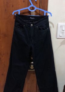 Wide Charcoal Black Jeans