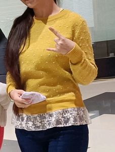 Winter Mustard Yellow Top