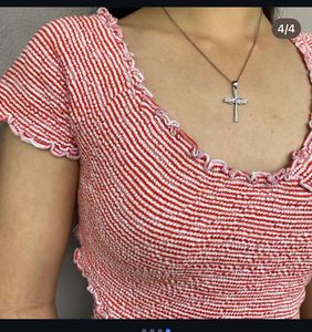 Striped Crop Top