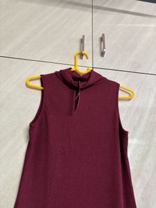 Shein Maroon Bodycon Dress
