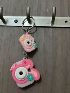 Double Camera Key Chain