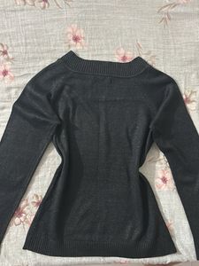 Square Neck Sparkle Sweater