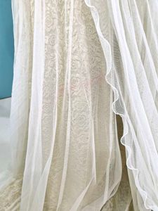 Silver Heavy Work Long Full Flair Gown For Women.