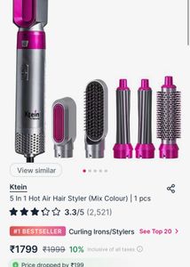 Premium hair protection with anti-static effect
