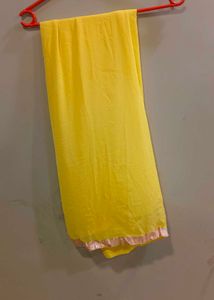 Yellow Cream Anarkali Suit
