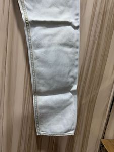 Michael Kors Straight Fit White Jeans