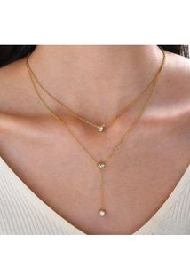 Scottie Layered Gold Necklace Anti tarnis