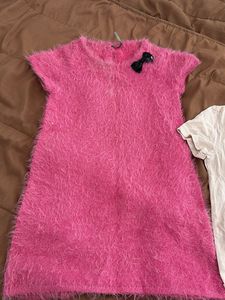 Pink Fuzzy Warm Super Soft Dress