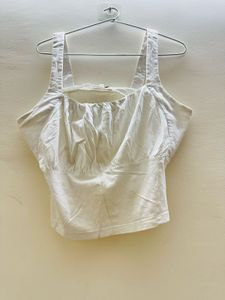 White Crop Top