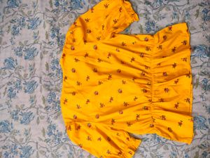 Mustard Yellow Stylish Casual Top💛