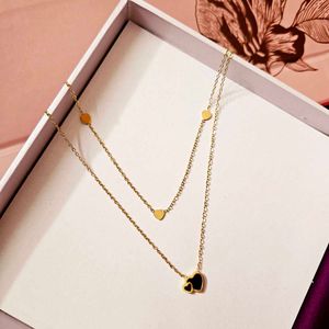Pinteresty Layered Gold Heart Necklace