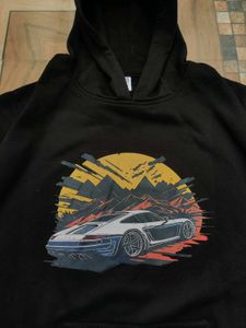 360 gsm new Cool Car Graphic Hoodie