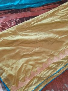 Flair Suit With Contrast Duppatta