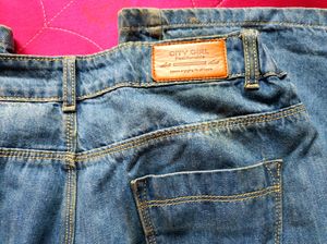 Blue Denim Baggy Jeans