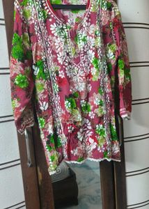 New Luknowi short kurti