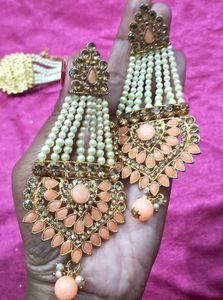Maangtika with Earrings