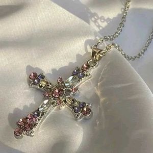 Y2k Cross Pendant