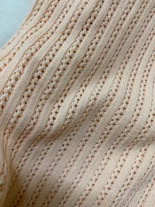 Peach Knit Cardigan