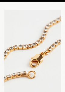 SALE H&amp;M Gold Plated Tennis Bracelet