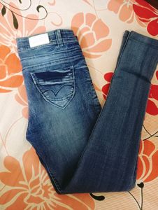 Dark Blue Branded Jeans