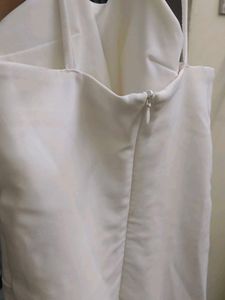 White Sleeveless Slip Dress