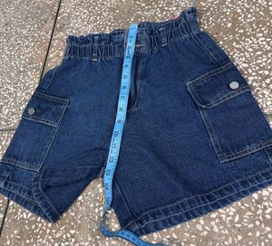 New Denim Cargo Shorts