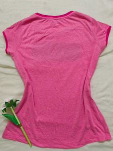 Max &#34;Be Happy&#34; Pink T-Shirt