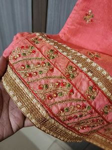 Saffron Colour Stitched Kurti