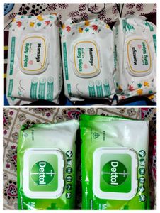 Combo Face Wipes