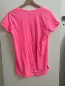 A Vibrant Neon Pink Tshirt