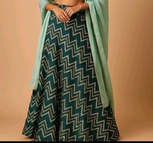 Elegant Green lehnga