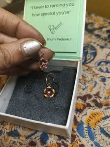 92.5 GIVA Rose Gold Drop Hoops
