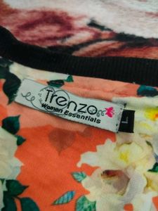 Floral Print Top - Trenzo Essentials