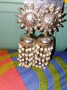 Pearl Jhumka Earrings