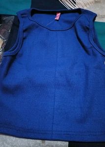 Tank Crop Top Round Neck