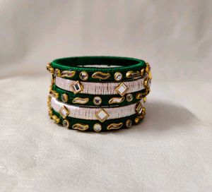 Silk thread bangles