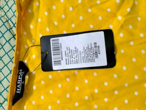 Harpa mustard Yellow Wrap Top