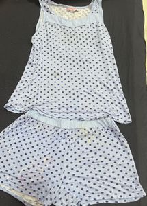 Cute Polka Dot Pajama Set