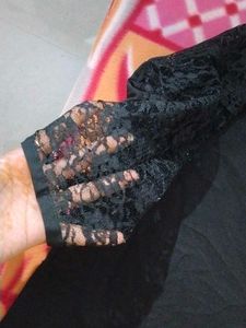 Elegant Black Lace Top