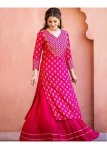 2 pic kurta plazo set