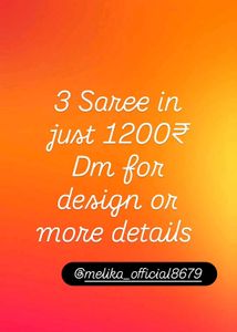 3 Sarees for ₹1400