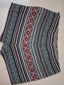 Embellished Patterned Mini Skort