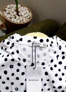 Stradivarius Polka Dot Top