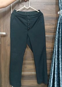 Black Wide Leg Trousers