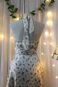 Floral Halter Midi Dress