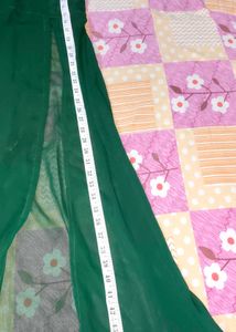 Side Slit Kurta Set For Women With Embroidery