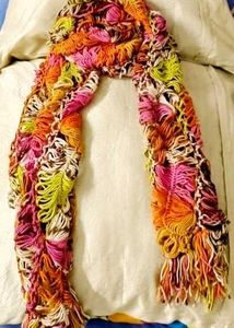Colorful Knitted Scarf