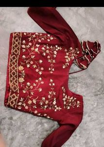 Maroon Embroidered Lehenga Choli