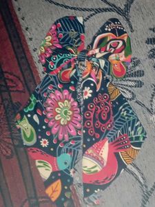 A Beautiful Printed Hair Bow